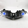 Front Motorcycle Headlight Blue Angel Eye Fit Yamaha 2004-2006 YZF R1