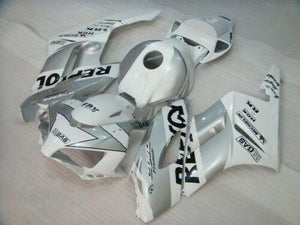 NT Europe Repsol Injection ABS Plastic Fairing Fit for Honda Fireblade 2004-2005 CBR 1000 RR CBR1000RR White Silver