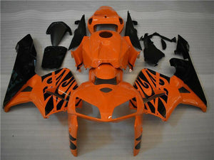 NT Europe Aftermarket Injection ABS Plastic Fairing Kit Fit for Honda 2005 2006 CBR600RR CBR 600 RR Orange Black N014