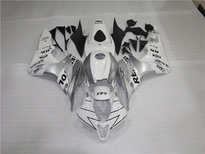 NT Europe Repsol Injection ABS Plastic Fairing Fit for Honda 2007 2008 CBR600RR CBR 600 RR Silver White N040