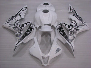 NT Europe Aftermarket Injection ABS Plastic Fairing Fit for Honda 2007 2008 CBR600RR CBR 600 RR Black White N078