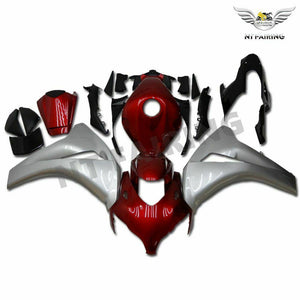 NT Europe Injection Mold Red Silver Fairing Fit for Honda Fireblade 2008 2009 2010 2011 CBR1000RR CBR 1000 RR v017