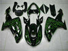 NT Europe Fit for Kawasaki Ninja 2006-2007 ZX10R Green Flame Injection Fairing t009