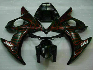 NT Europe Injection Mold Red Flame Fairing Fit for Yamaha YZF 2003-2005 R6 & 06-09 R6S g026