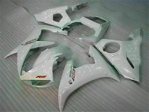 NT Europe Injection White Fairing Kit Fit for Yamaha YZF 2003-2005 R6 & 06-09 R6S g005