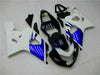 NT Europe Injection Kit Blue White Fairing Fit for Suzuki 2004 2005 GSXR 600 750