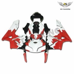 NT Europe Injection Mold Red White Fairing Fit for Honda 2005 2006 CBR600RR CBR 600 RR v0109