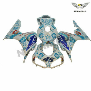 NT Europe Nastro Azzurro Injection Blue White Plastic Fairing Fit for Honda Fireblade 2006 2007 CBR1000RR CBR 1000 RR u089