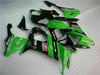 NT Europe Fit for Kawasaki 2008-2010 ZX10R ZX-10R ABS Green Black Injection Fairing t012-T