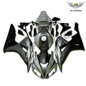 NT Europe Injection Mold Silver Fairing Kit Fit for Honda Fireblade 2006 2007 CBR1000RR CBR 1000 RR v008