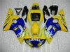 NT Europe Injection Mold Yellow Blue Fairing Set Fit for Yamaha 1998-2002 YZF R6 g047