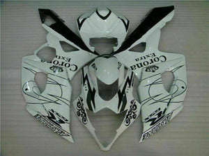 NT Europe Injection Mold White ABS Kit Fairing Fit for Suzuki 2005-2006 GSXR 1000 p024