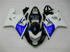 NT Europe Injection Kit Blue White Fairing Fit for Suzuki 2004 2005 GSXR 600 750