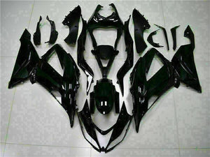 NT Europe Fit for Kawasaki 13-18 ZX6R 636 Plastic Glossy Black Injection Fairing s001