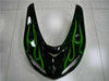 NT Europe Fit for Kawasaki Ninja 2006-2007 ZX10R Green Flame Injection Fairing t009