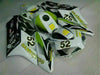 NT Europe Hannespree Injection Mold White Green Fairing Kit Fit for Honda Fireblade 2004-2005 CBR 1000 RR CBR1000RR u039