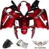 NT Europe ABS Plastics Red Fairing Fit for Kawasaki 2002-2006 ZX12R u003