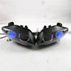 Front Motorcycle Headlight Blue Angel Eye Fit Yamaha 2004-2006 YZF R1