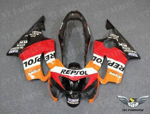 NT Europe Aftermarket Injection ABS Plastic Fairing Fit for Honda CBR600 F4 1999-2000 Orange Red Black N003