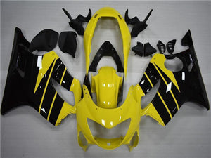 NT Europe Aftermarket Injection ABS Plastic Fairing Fit for Honda CBR600 F4 1999-2000 Yellow Black N017