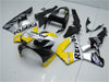 NT Europe Aftermarket Injection ABS Plastic Fairing Fit for Honda CBR929RR 2000-2001 Yellow Silver Black N002