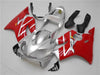 NT Europe Aftermarket Injection ABS Plastic Fairing Fit for Honda CBR600 F4i 2001-2003 Silver Red N059