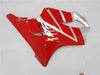 NT Europe Aftermarket Injection ABS Plastic Fairing Fit for Honda CBR600 F4i 2001-2003 Silver Red N059