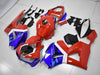 NT FAIRING Fairing Kit Fit for HONDA Blue Red 2001 2002 2003 2004 2005 2006 2007 2008 2009 2010 2011 2012 2013 2014 2015 2016 2017 2018 CBR600F4I  CBR600RR CBR1000RR CBR929RR CBR954RR Injection Mold ABS New Color Scheme(2020 CBR1000RR-R Color Scheme)