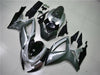 NT Europe Aftermarket Injection ABS Plastic Fairing Fit for Suzuki GSXR 600/750 2006-2007 Silver Gray