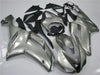 NT Europe Aftermarket Injection ABS Plastic Fairing Fit for Kawasaki ZX6R 636 2007-2008 Gray N010