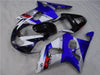 NT Europe Aftermarket Injection ABS Plastic Fairing Fit for Suzuki GSXR 1000 2000-2002 Blue White Black N003