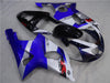 NT Europe Aftermarket Injection ABS Plastic Fairing Fit for Suzuki GSXR 1000 2000-2002 Blue White Black N003