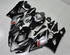 NT Europe Aftermarket Injection ABS Plastic Fairing Fit for Suzuki GSXR 1000 2005-2006 Black Gray N004