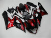 NT Europe Aftermarket Injection ABS Plastic Fairing Fit for Suzuki GSXR 1000 2005-2006 Black Red N005