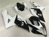 NT Europe Aftermarket Injection ABS Plastic Fairing Fit for Suzuki GSXR 1000 2005-2006 Black White N014