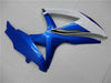 NT Europe Aftermarket Injection ABS Plastic Fairing Fit for Suzuki GSXR 600/750 2008-2010 White Blue