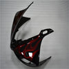 NT Europe Aftermarket Injection ABS Plastic Fairing Fit for Yamaha YZF R6 2003-2005 Black Red Flame N014