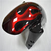 NT Europe Aftermarket Injection ABS Plastic Fairing Fit for Yamaha YZF R6 2003-2005 Black Red Flame N014