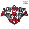 NT Europe Aftermarket Injection ABS Plastic Fairing Fit for Yamaha YZF R1 2009-2011 Red Black N001