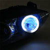 Front Motorcycle Headlight Blue Angel Eye Fit Yamaha 2004-2006 YZF R1